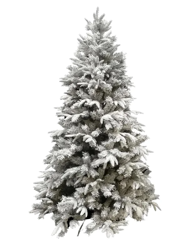 7ft Slim Flocked Tree