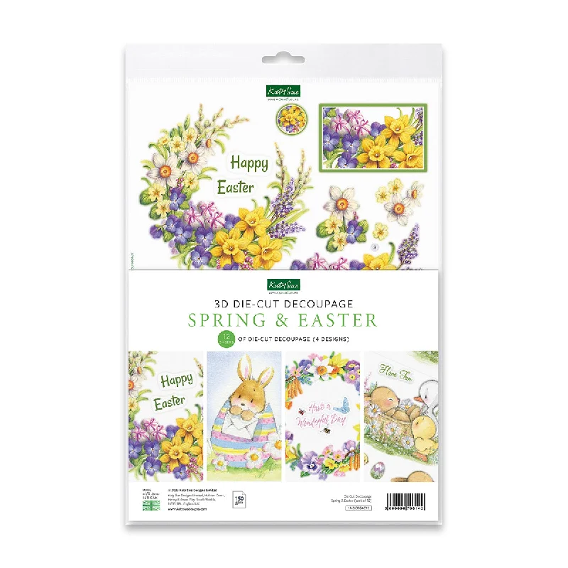 Die Cut Decoupage – Spring and Easter (pack of 12)