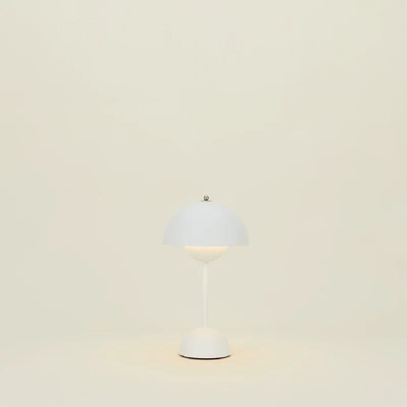 Flowerpot Portable Lamp - White