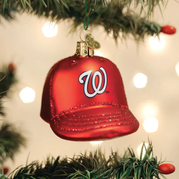 Nationals Baseball Cap Ornament